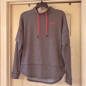 Under armor Gray size medium hoodie loose fit